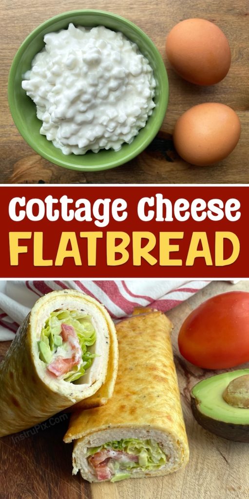 2 Ingredient Cottage Cheese Flatbread
